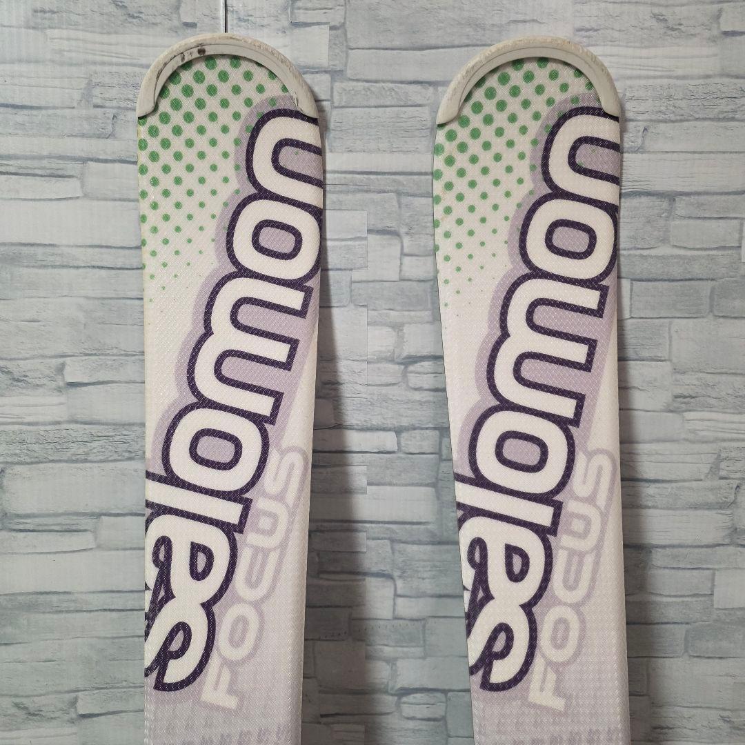 サロモン SALOMON Focus 145cm ショートカービングスキーセット