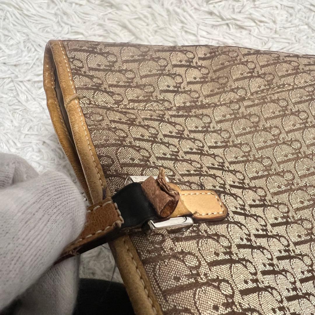 【良品】Christian Dior トートバッグ　トロッター柄　肩掛け