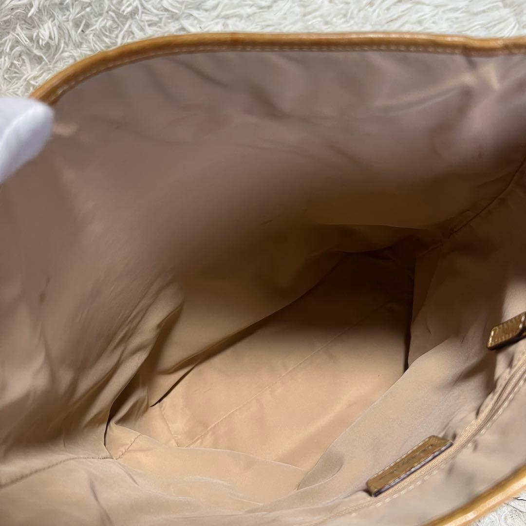 【良品】Christian Dior トートバッグ　トロッター柄　肩掛け