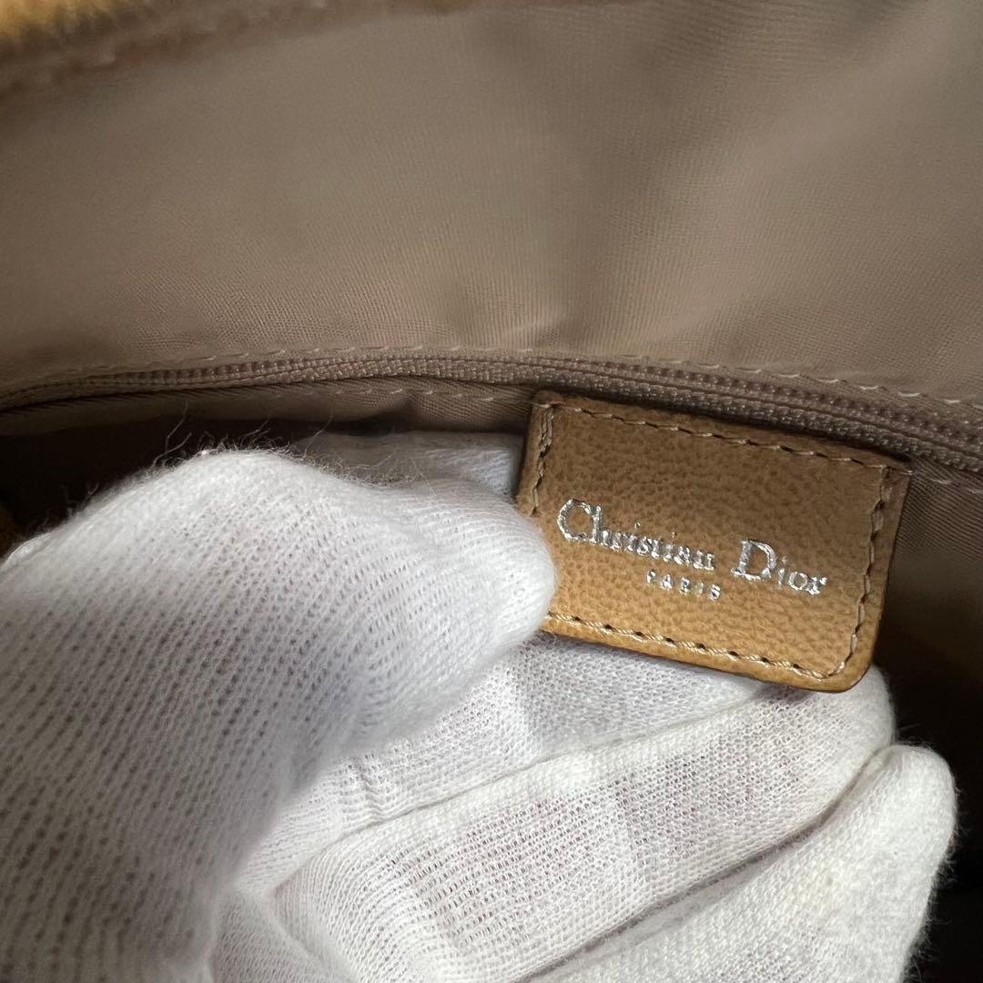 【良品】Christian Dior トートバッグ　トロッター柄　肩掛け