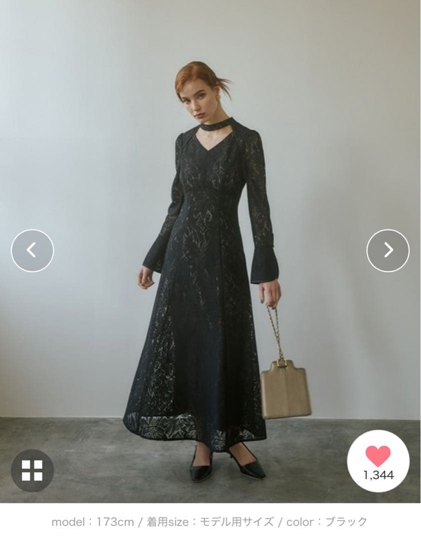 オケージョンドレス ブラック 黒