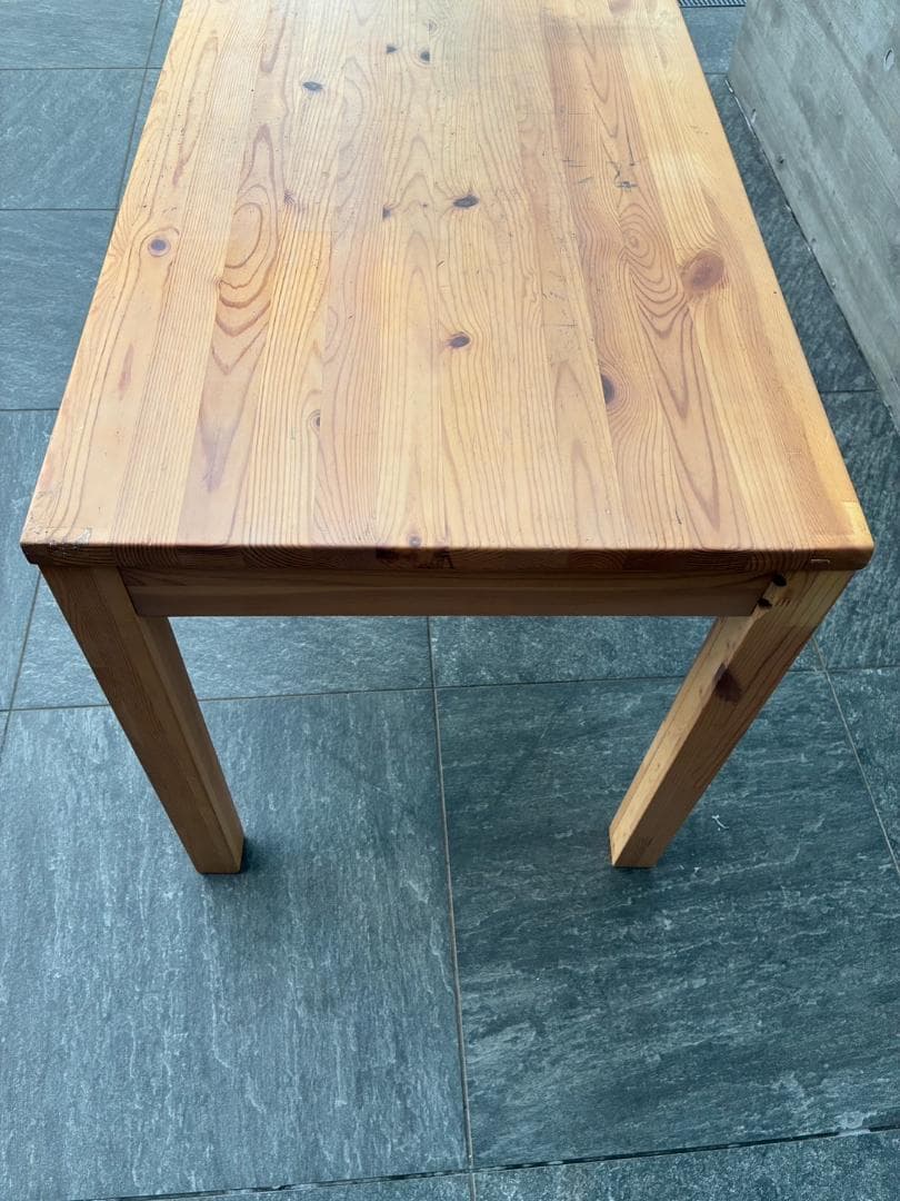 無印良品 学習机 木製デスク 引出し付き　廃盤品