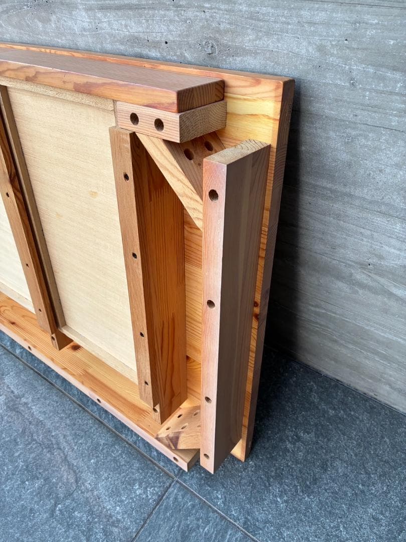 無印良品 学習机 木製デスク 引出し付き　廃盤品