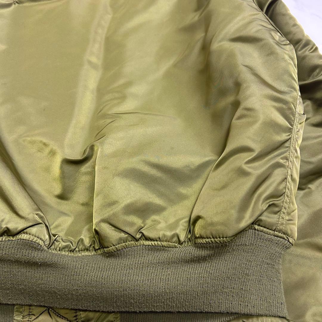 【USA製】90s アルファインダストリーズ MA-1 グランドクルー L