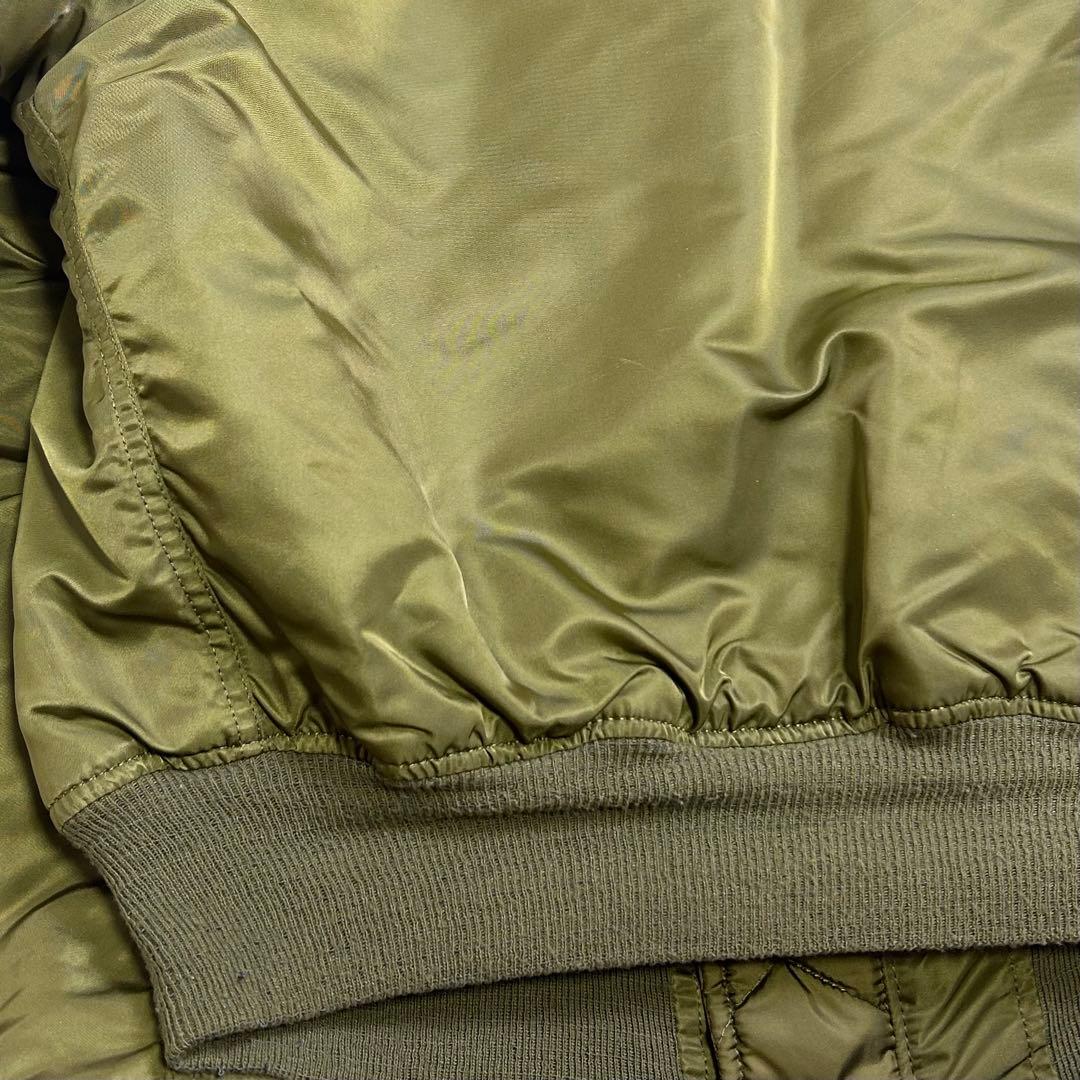 【USA製】90s アルファインダストリーズ MA-1 グランドクルー L