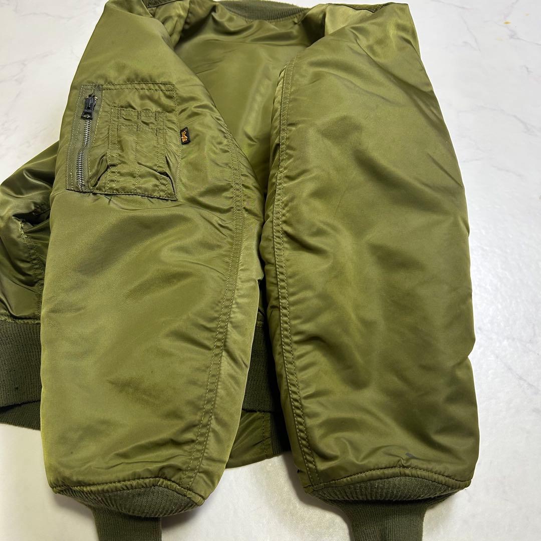 【USA製】90s アルファインダストリーズ MA-1 グランドクルー L