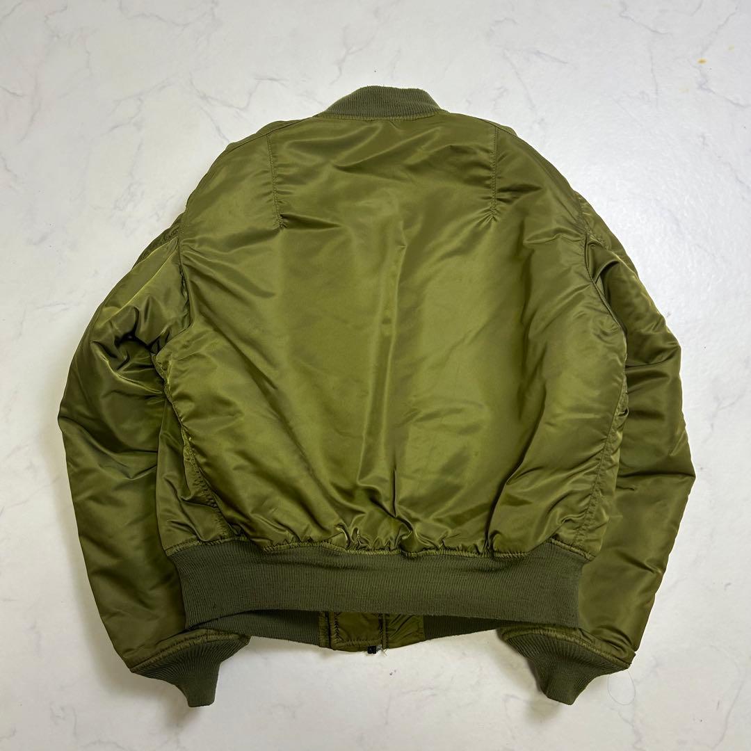 【USA製】90s アルファインダストリーズ MA-1 グランドクルー L