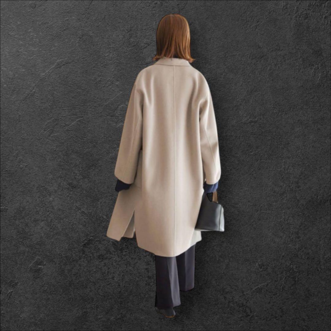 【美品】 SLOBE IÉNA ハミルトンダブルフェイスウールロングコート