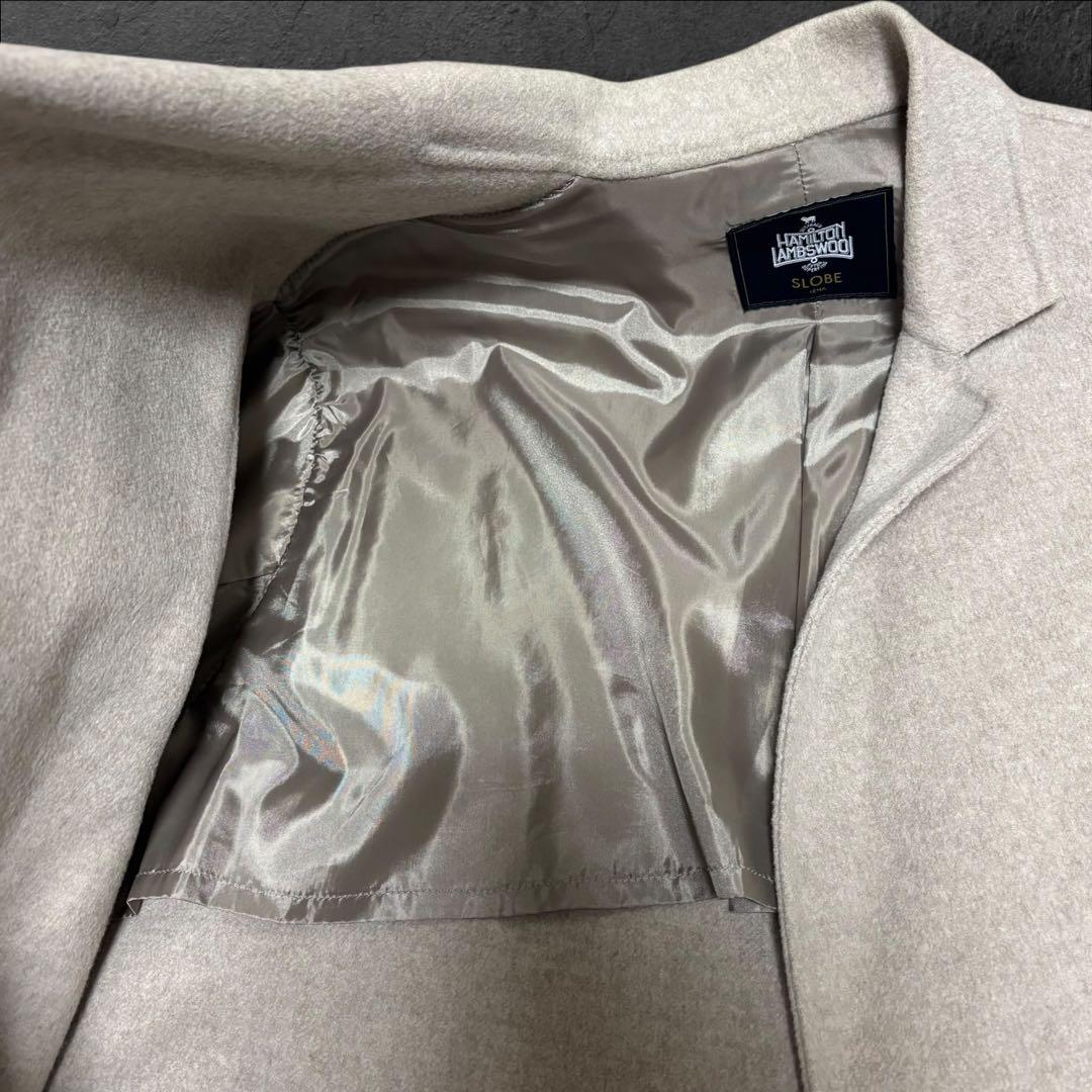 【美品】 SLOBE IÉNA ハミルトンダブルフェイスウールロングコート