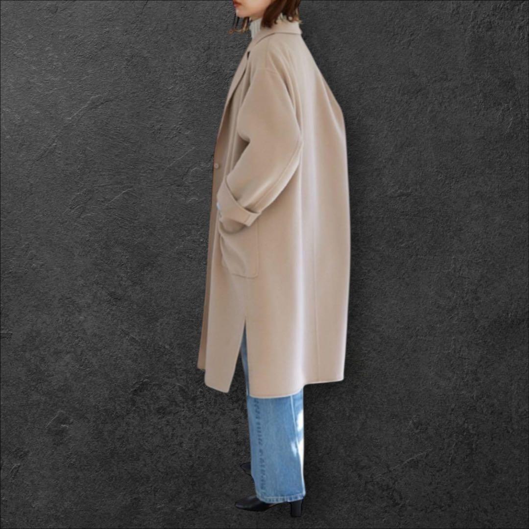 【美品】 SLOBE IÉNA ハミルトンダブルフェイスウールロングコート