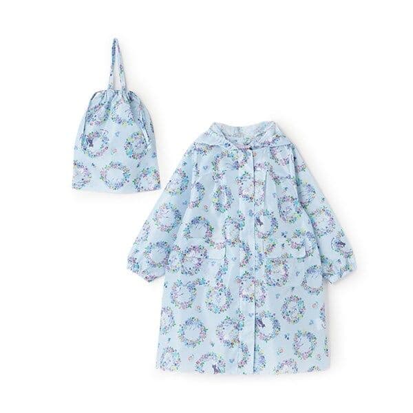 【新品】ANNA SUI mini フラワーリース レインコート 130〜140