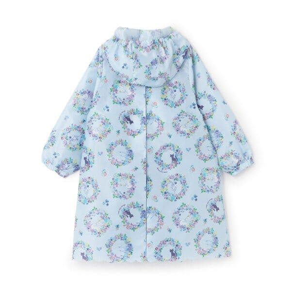 【新品】ANNA SUI mini フラワーリース レインコート 130〜140