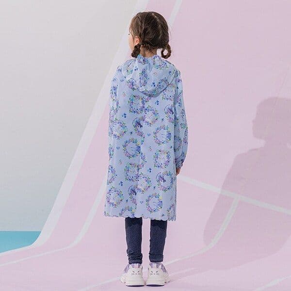 【新品】ANNA SUI mini フラワーリース レインコート 130〜140