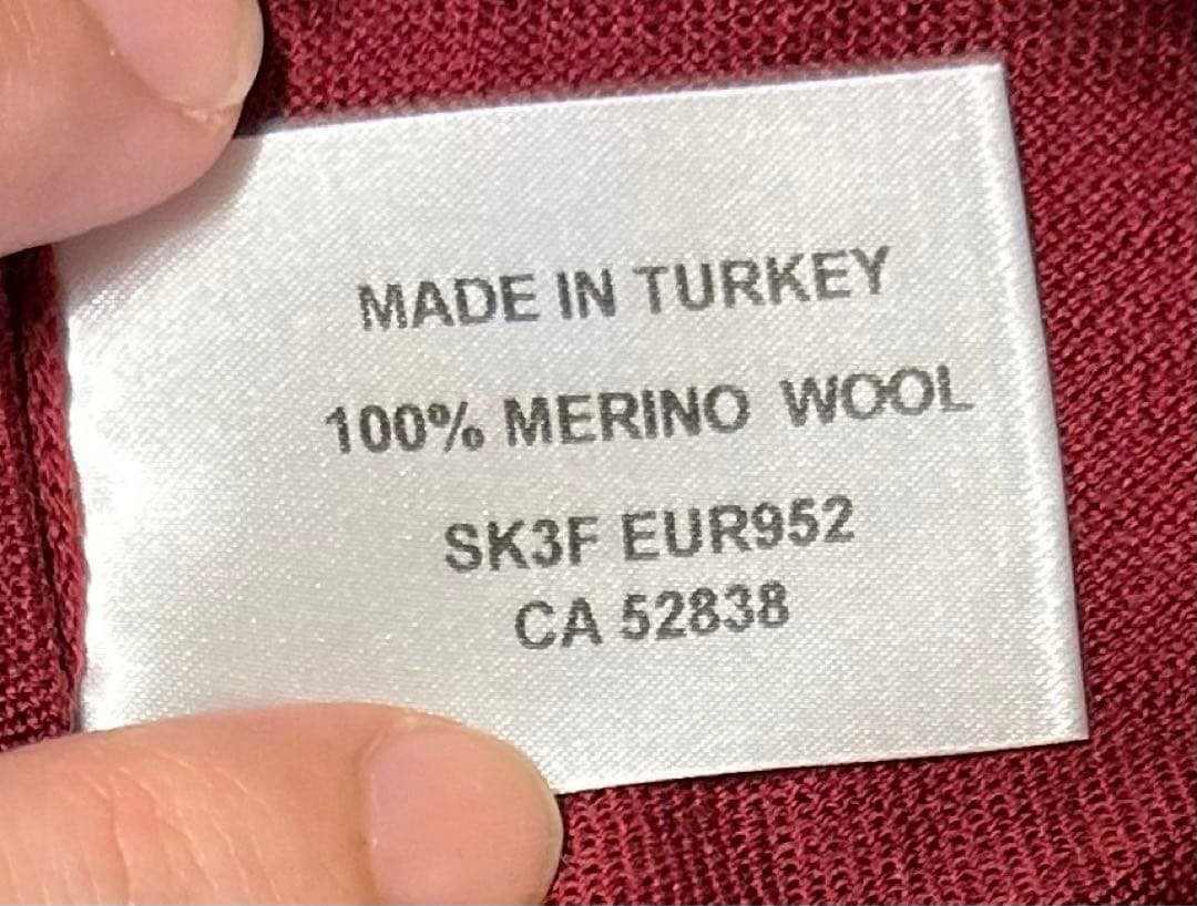 dunhill ダンヒル ポロシャツ　長袖　メリノウール100% 薄手　未使用