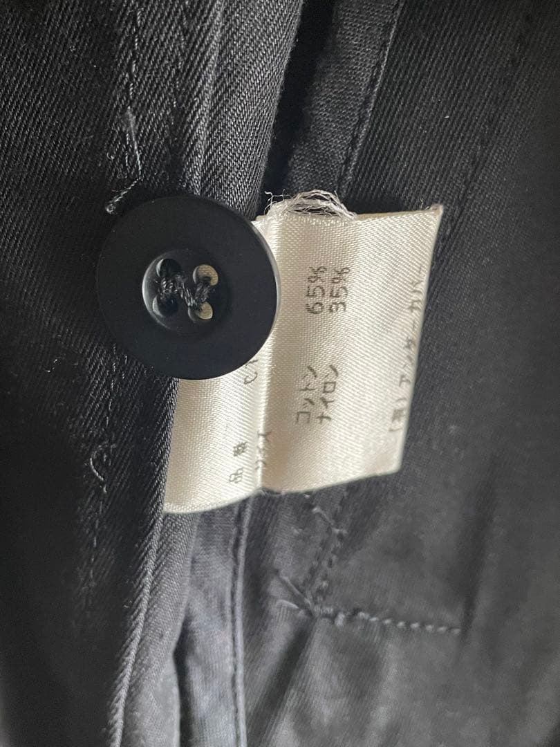 アンダーカバー 99年製 90s レリーフ期 コットン ブルゾン 黒 SS