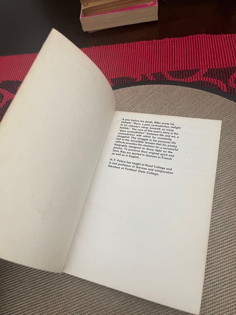 洋書 Rainer Maria Rilke: Masks and the Man