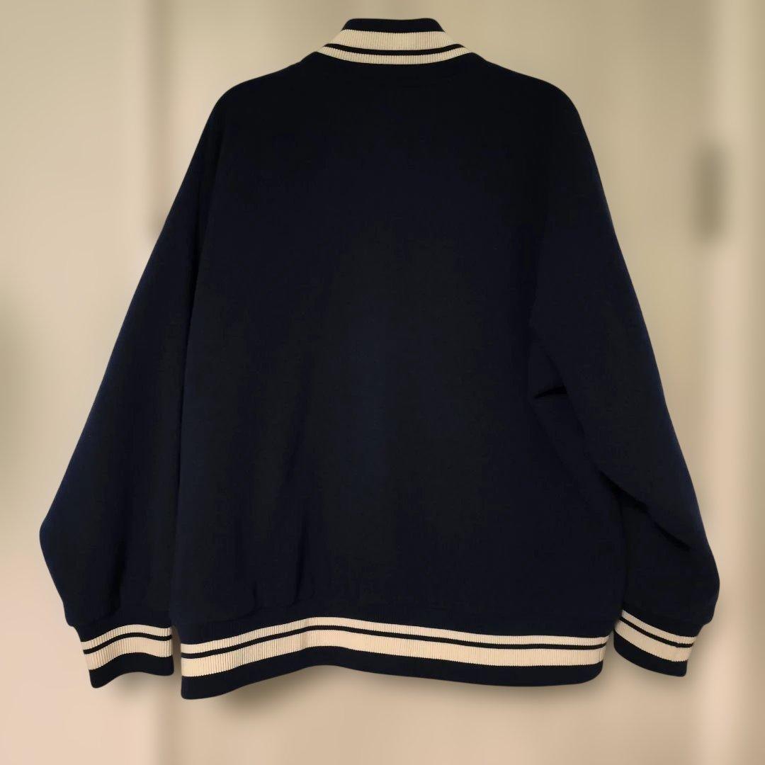 【定価5.4万円】極美品 オニツカタイガー スタジャン ネイビー×ホワイト