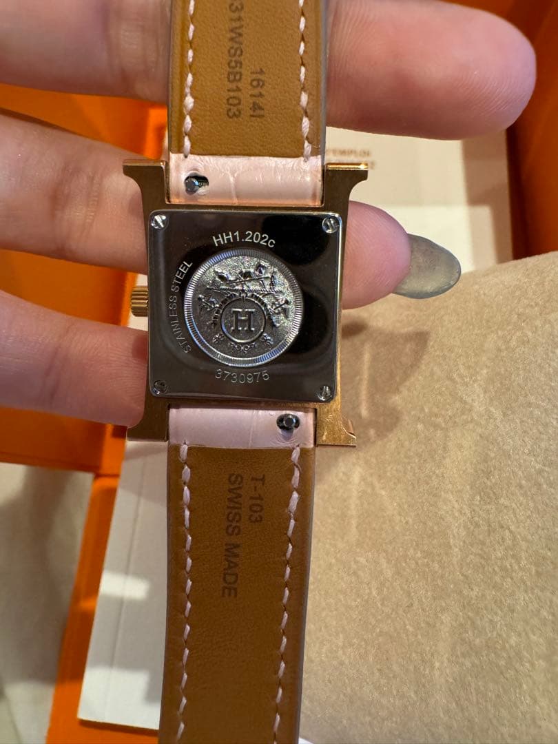 さくらさん専用エルメス Hウォッチ ミニ 21mm アリゲーター 腕時計