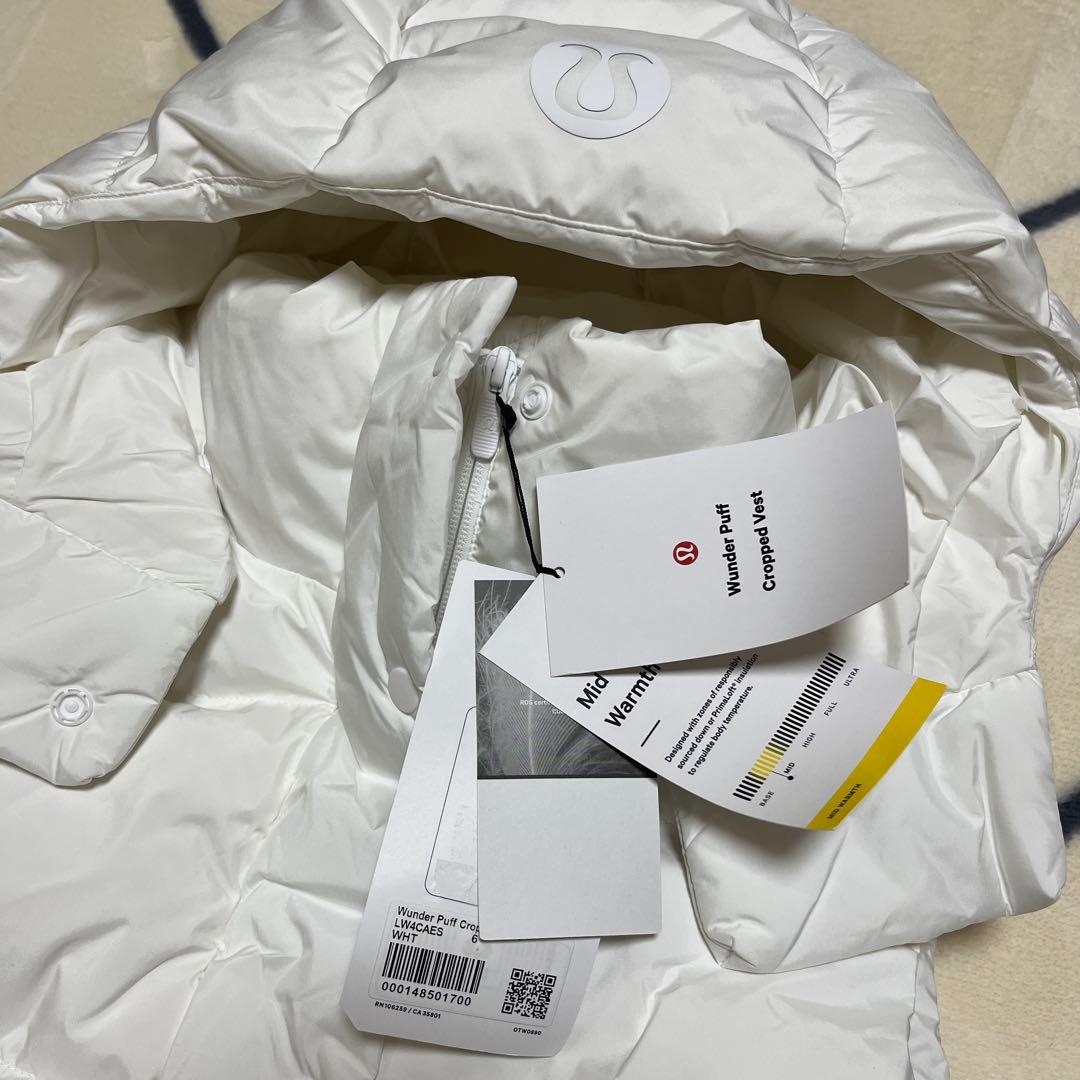 ルルレモン Wunder Puff Cropped ベスト 6