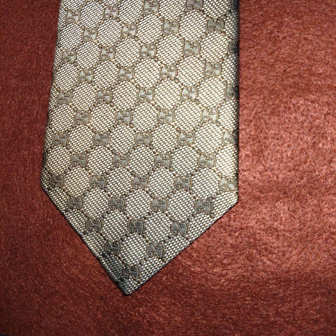 【TK】【着用1回のみ】GUCCI（グッチ）　ネクタイ　メンズ