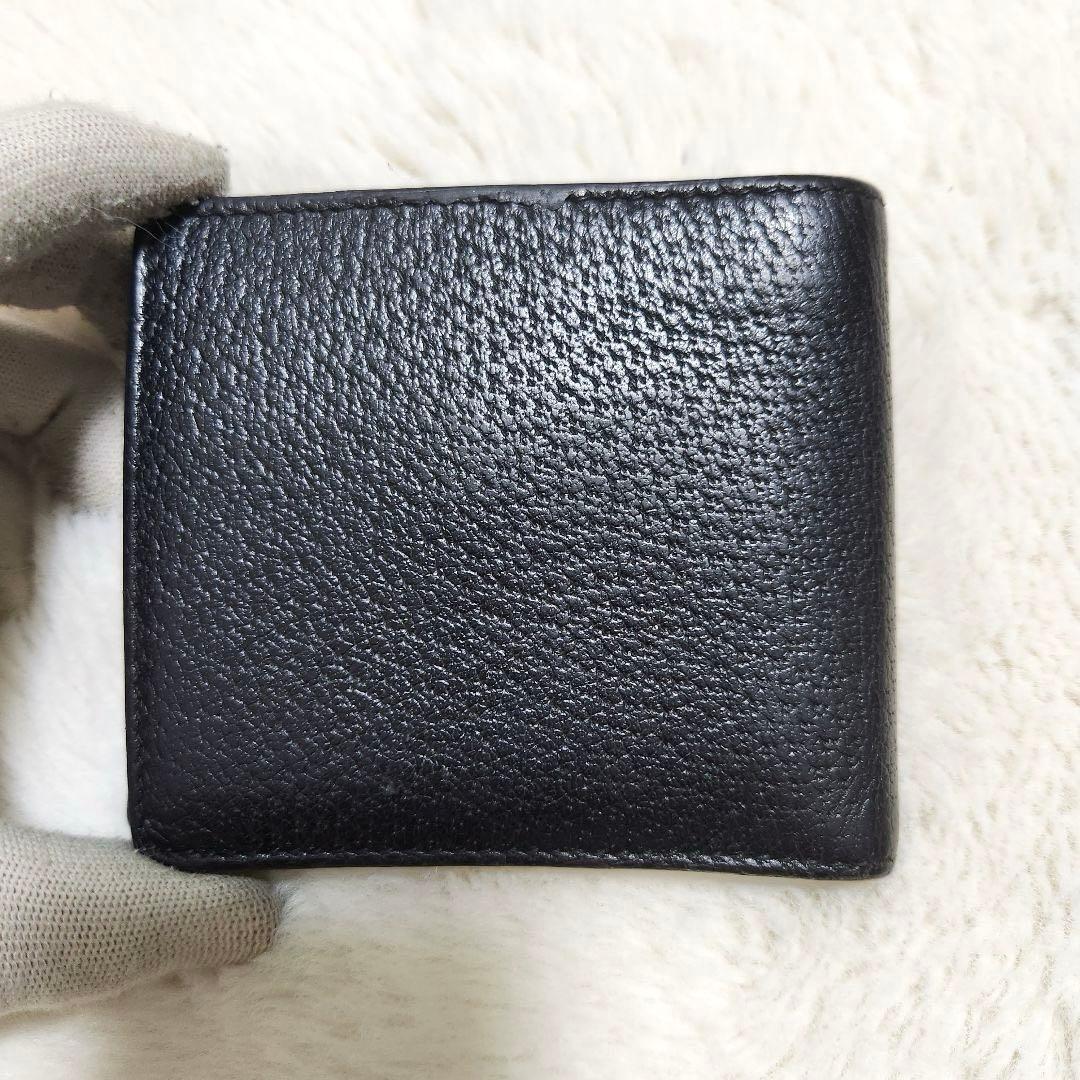 ✨未使用級　付属品完備✨グッチ　二つ折り　小銭入れ　マーモント　ブラック　レザー