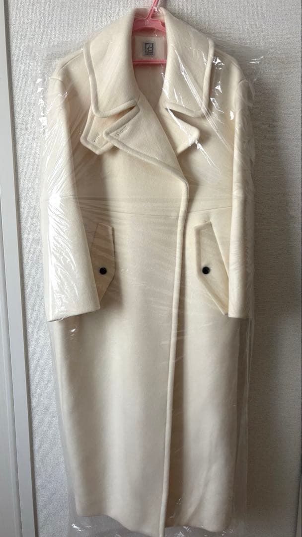 ジャケット・アウター Double-breasted Wool coat laubeblanc