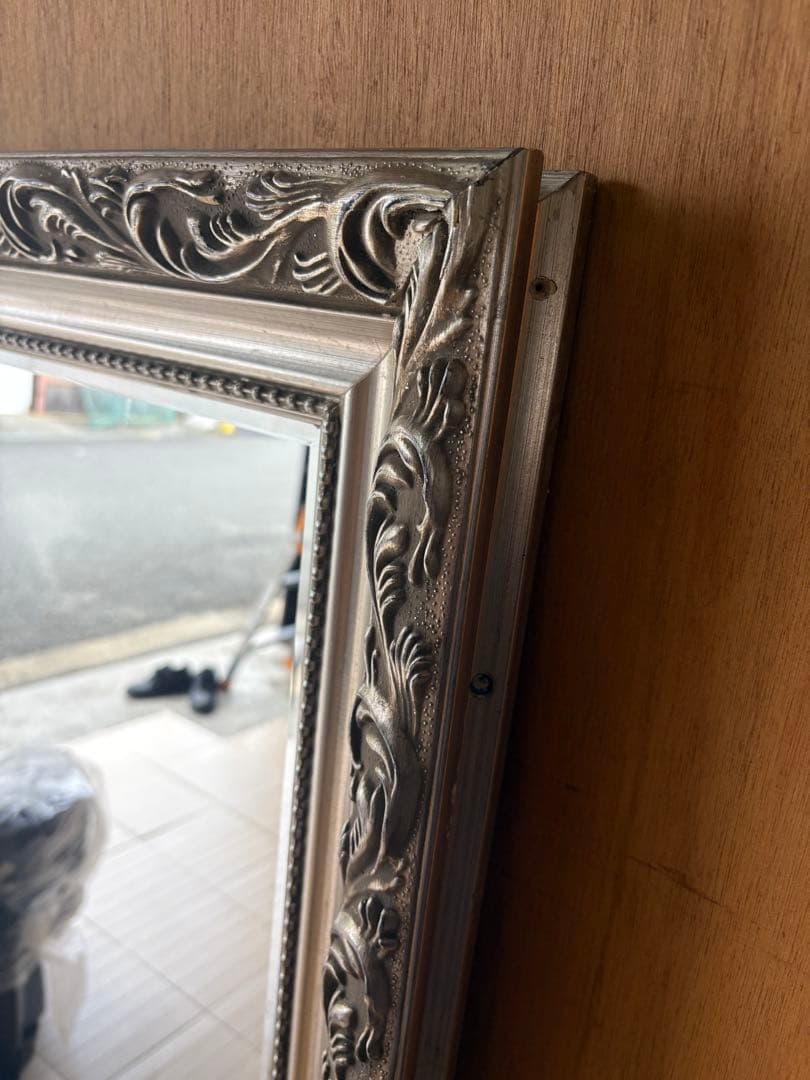 【引取限定】全身鏡 アンティーク調 ミラー 大型 ヴィンテージ バロック