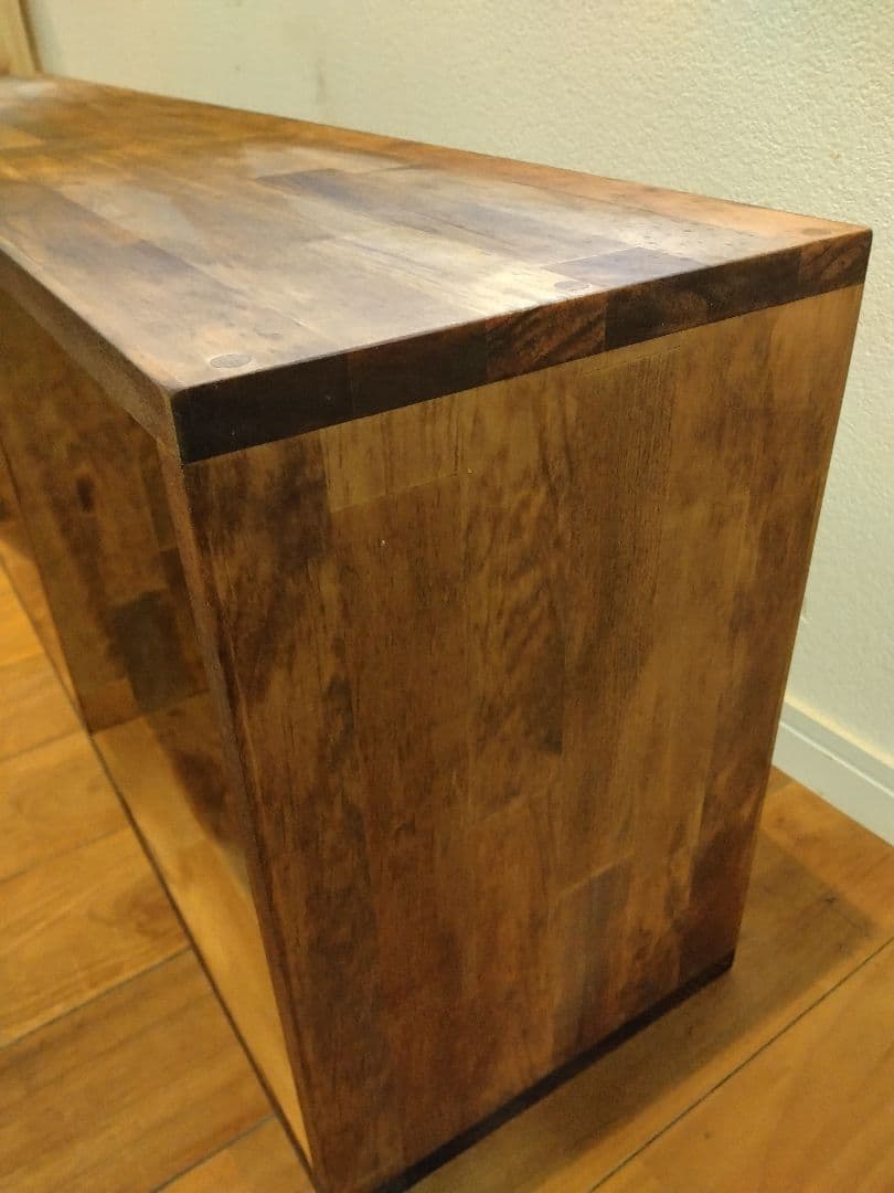 木製　ハンドメイド　オーダー　目の字　棚　ベンチ　ワトコオイル　机　テレビ台