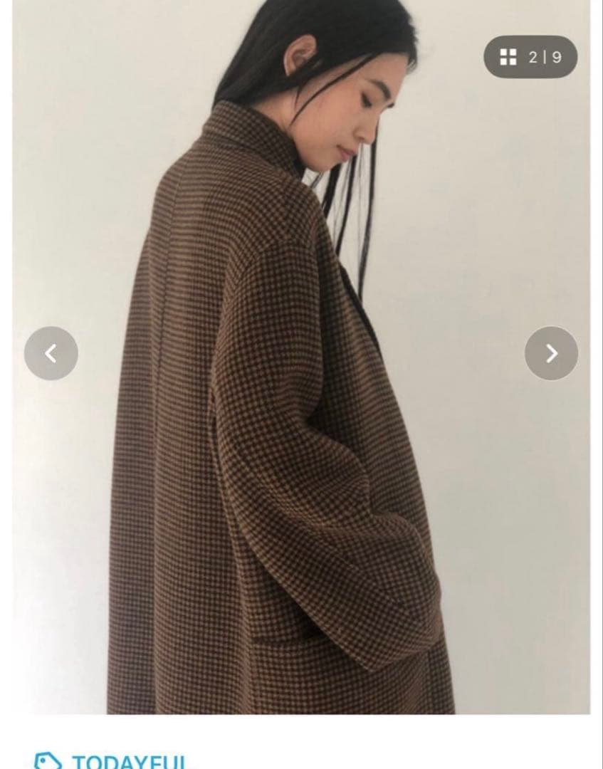 TODAYFUL トゥデイフル　ブラウン ロングコート