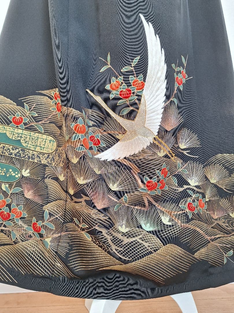 着物リメイクワンピース3646