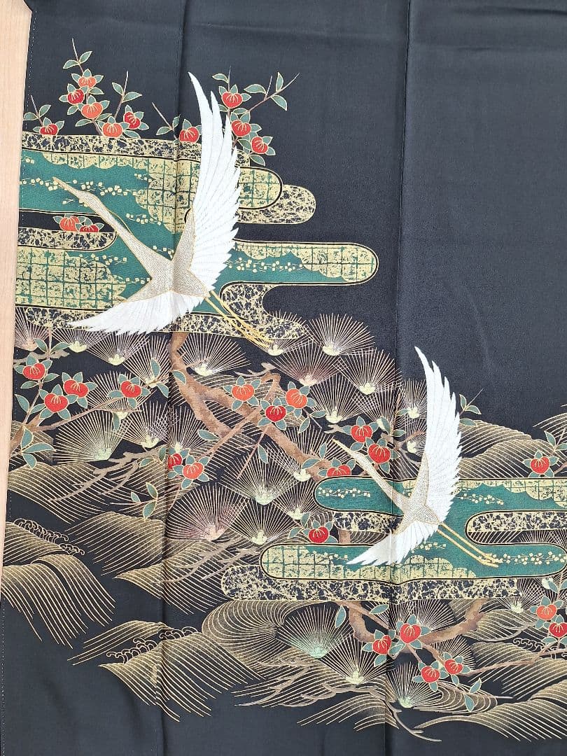 着物リメイクワンピース3646