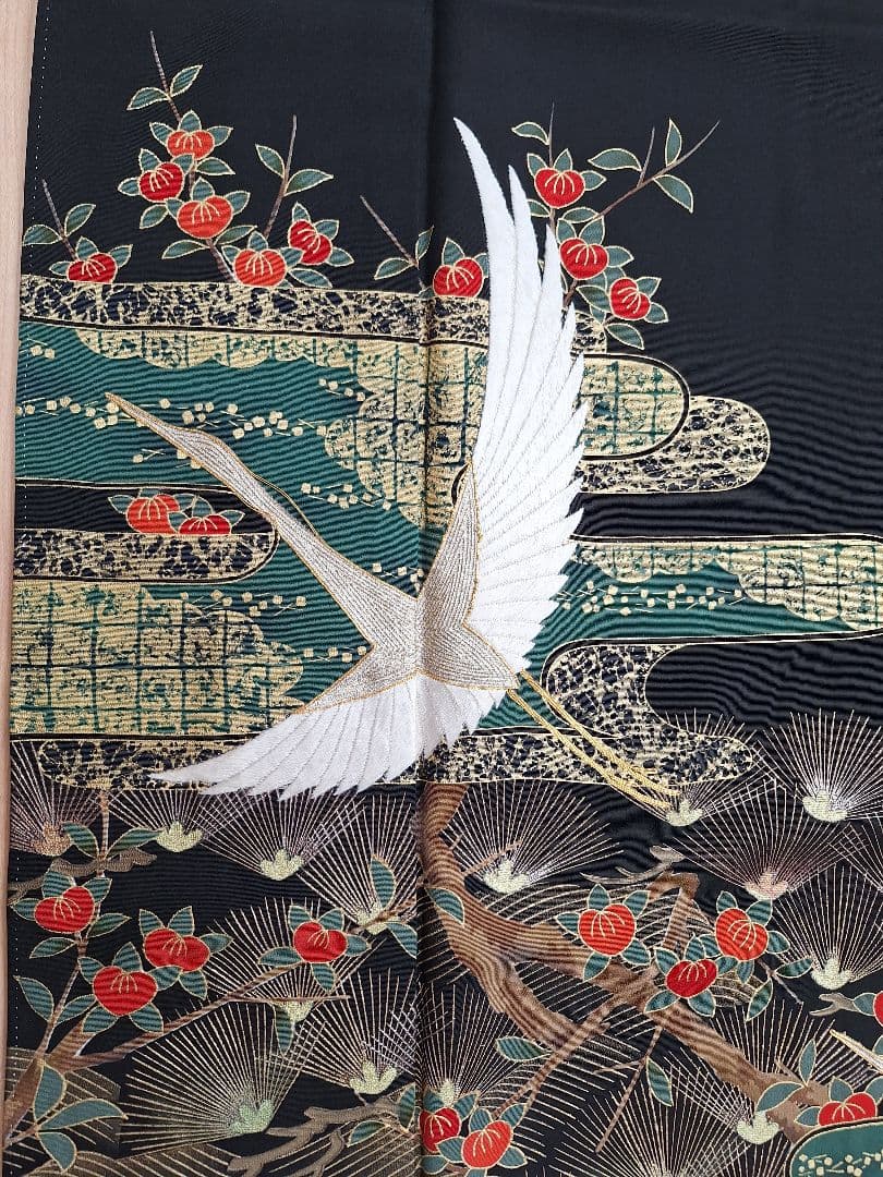 着物リメイクワンピース3646