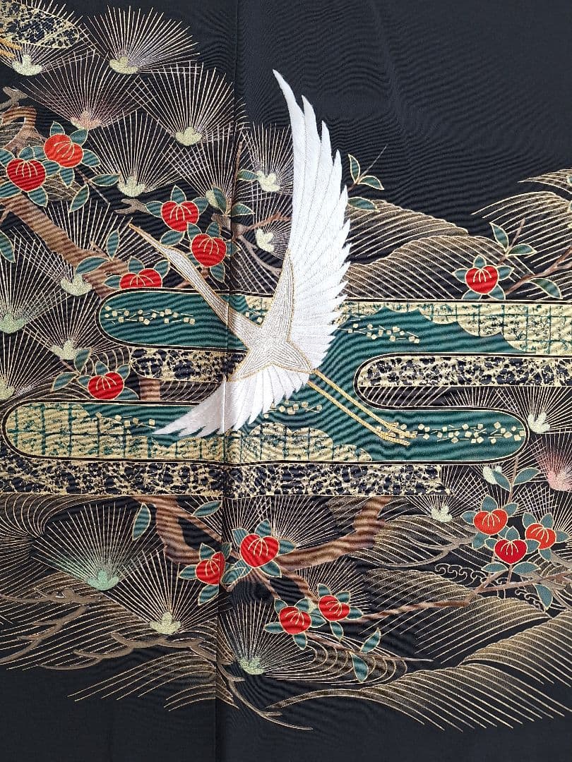 着物リメイクワンピース3646