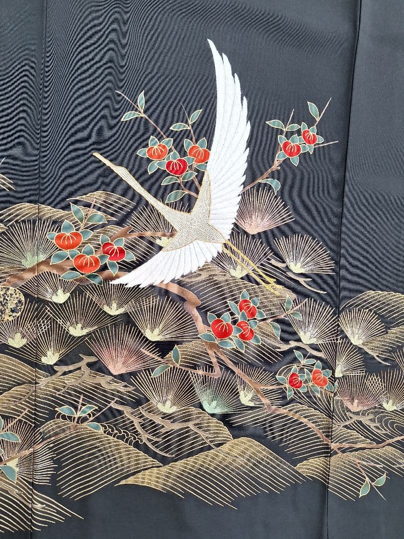 着物リメイクワンピース3646