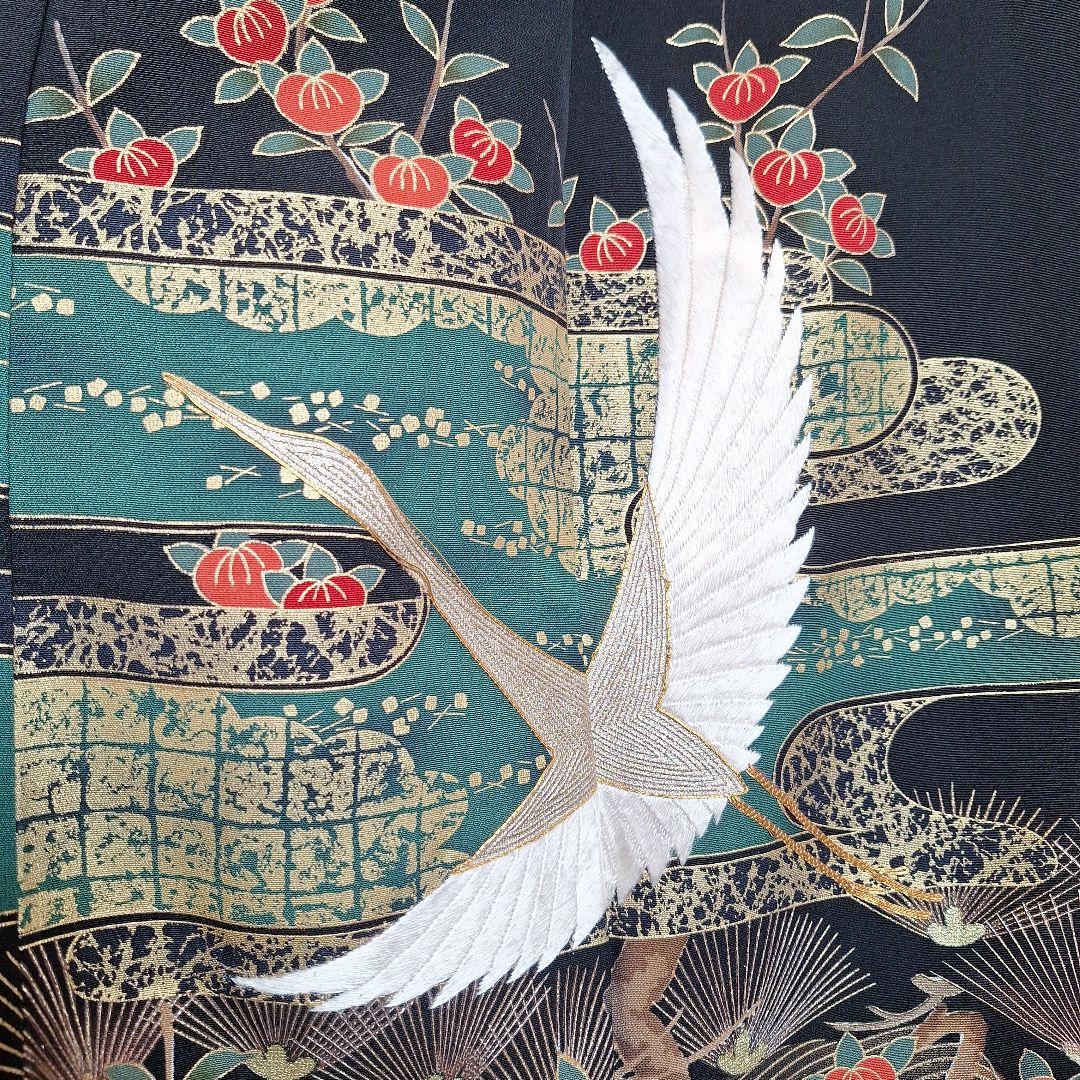 着物リメイクワンピース3646