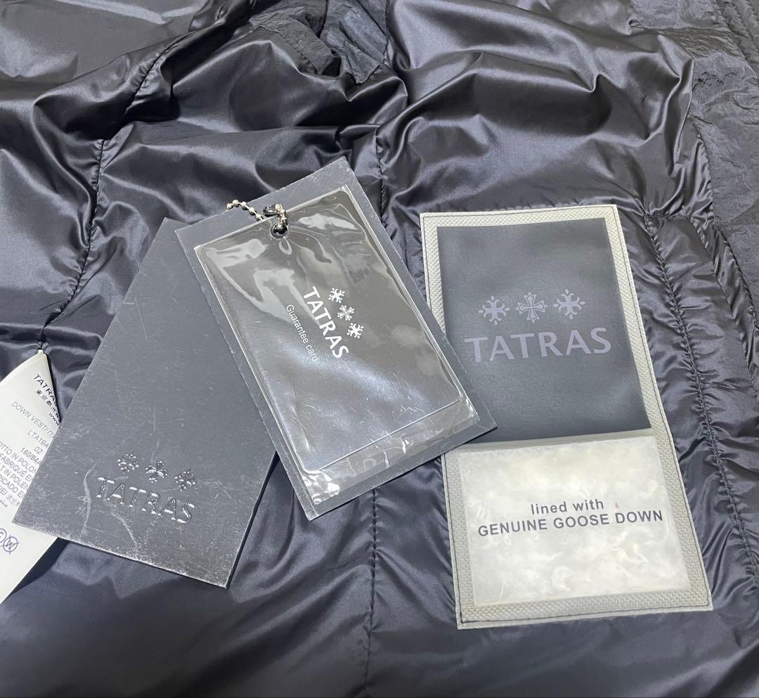 ほー TATRAS オルシエラ ネイビー サイズ2 ダウンベスト