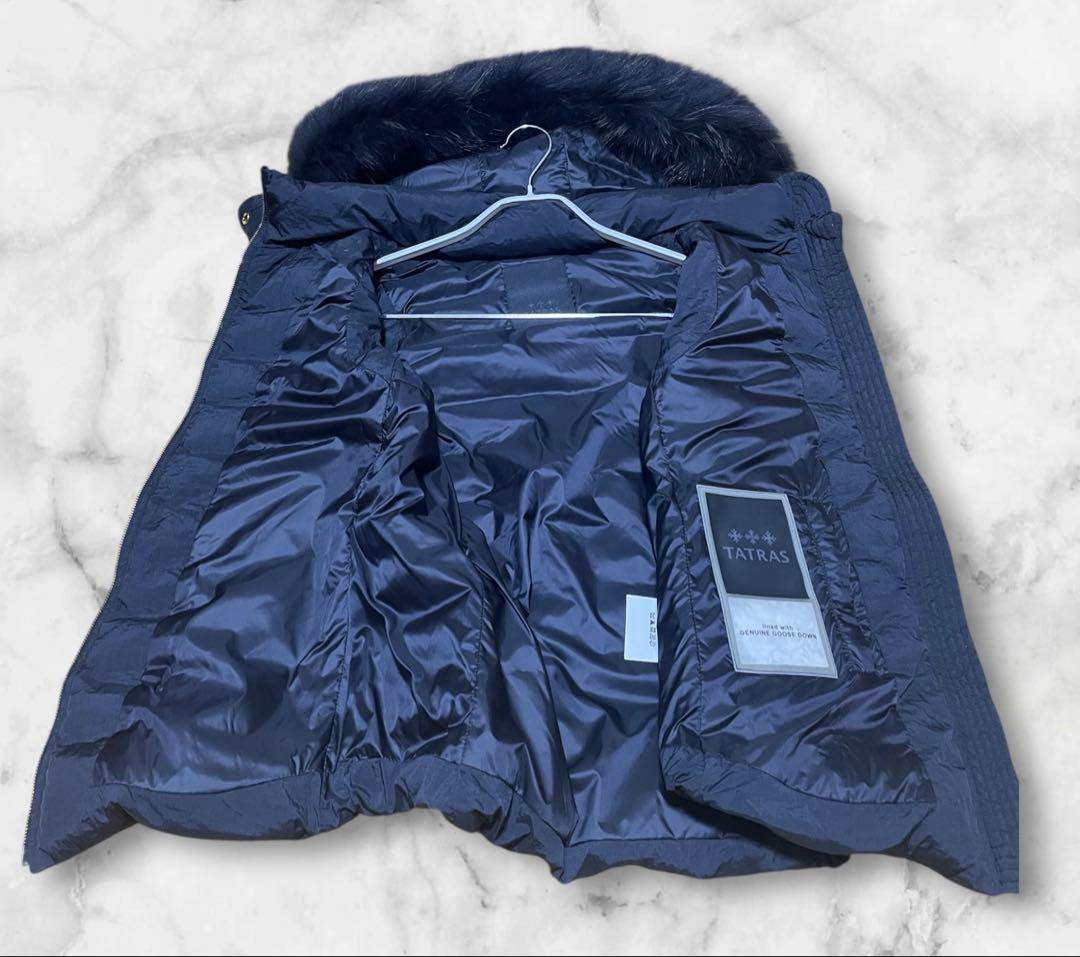 ほー TATRAS オルシエラ ネイビー サイズ2 ダウンベスト