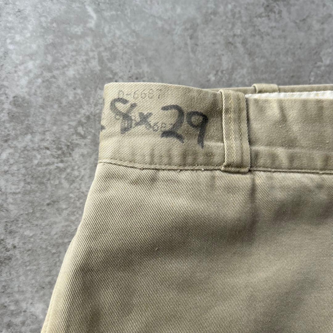 70s usarmy ミリタリーチノパン カーキ/ベージュ 29×30