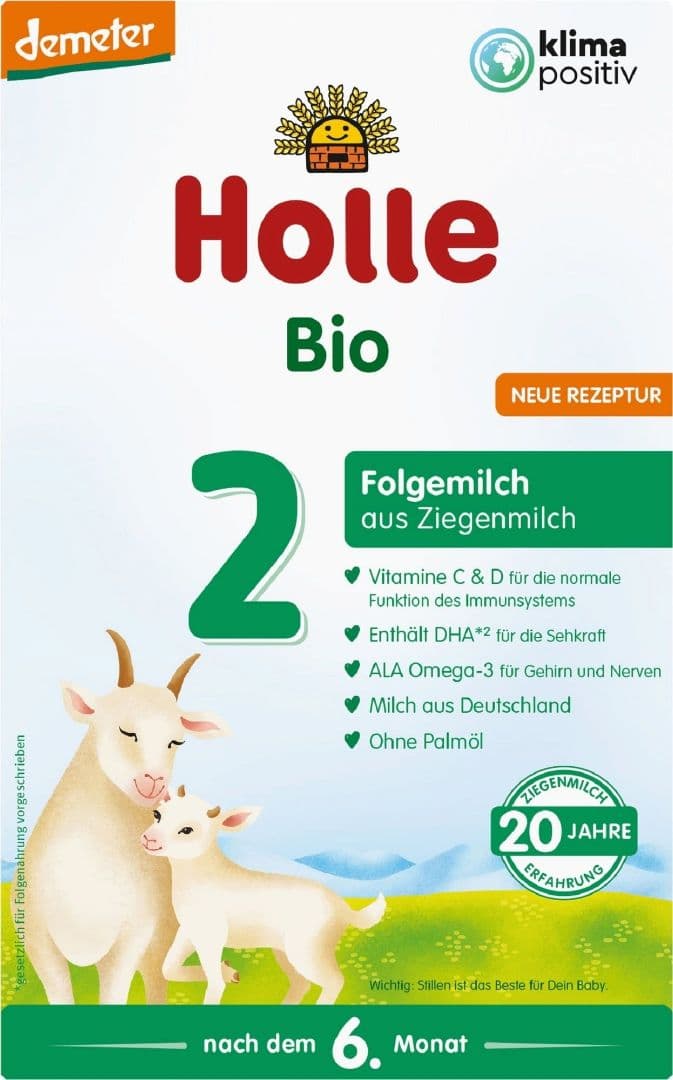 ホレ Holle ヤギ オーガニック 粉ミルク Step 2 x 2箱セット