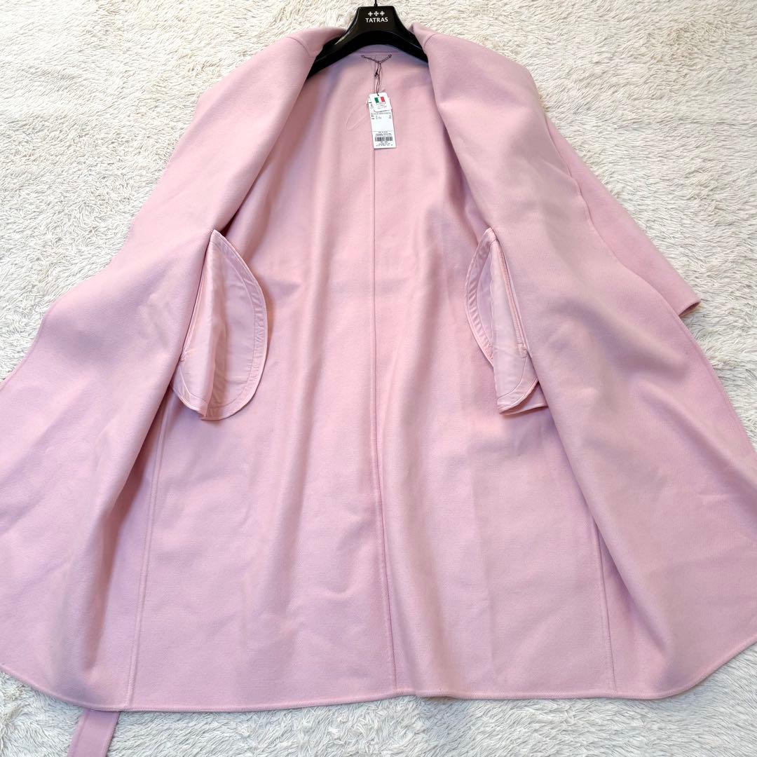 タグ付き✨23区 MANTECOマンテコリバー ロングコート ベルト ピンク