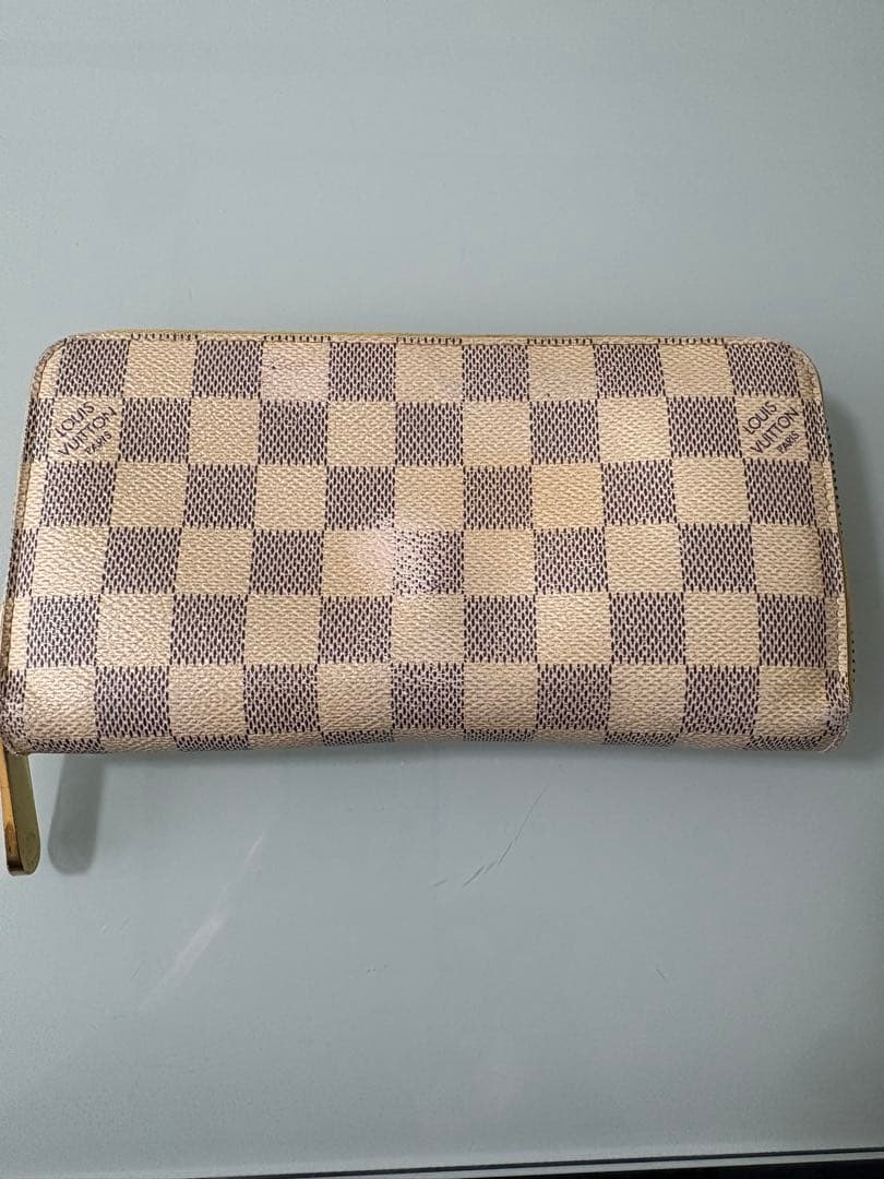 ルイヴィトン ジッピーウォレット ダミエアズール ラウンドファスナー