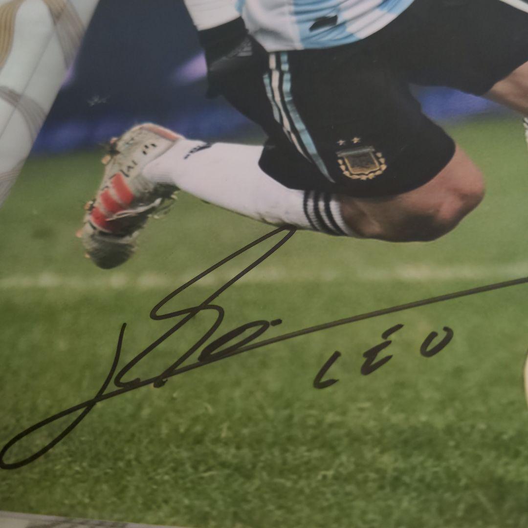 リオネル・メッシ 直筆サイン入りフォト、証明書付き