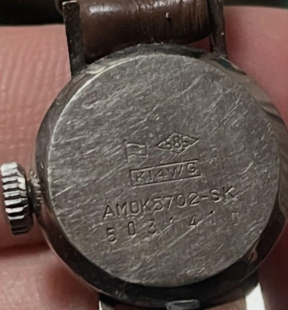 【ジャンク品】citizen amie 14kwg 14金ホワイトゴールド記載