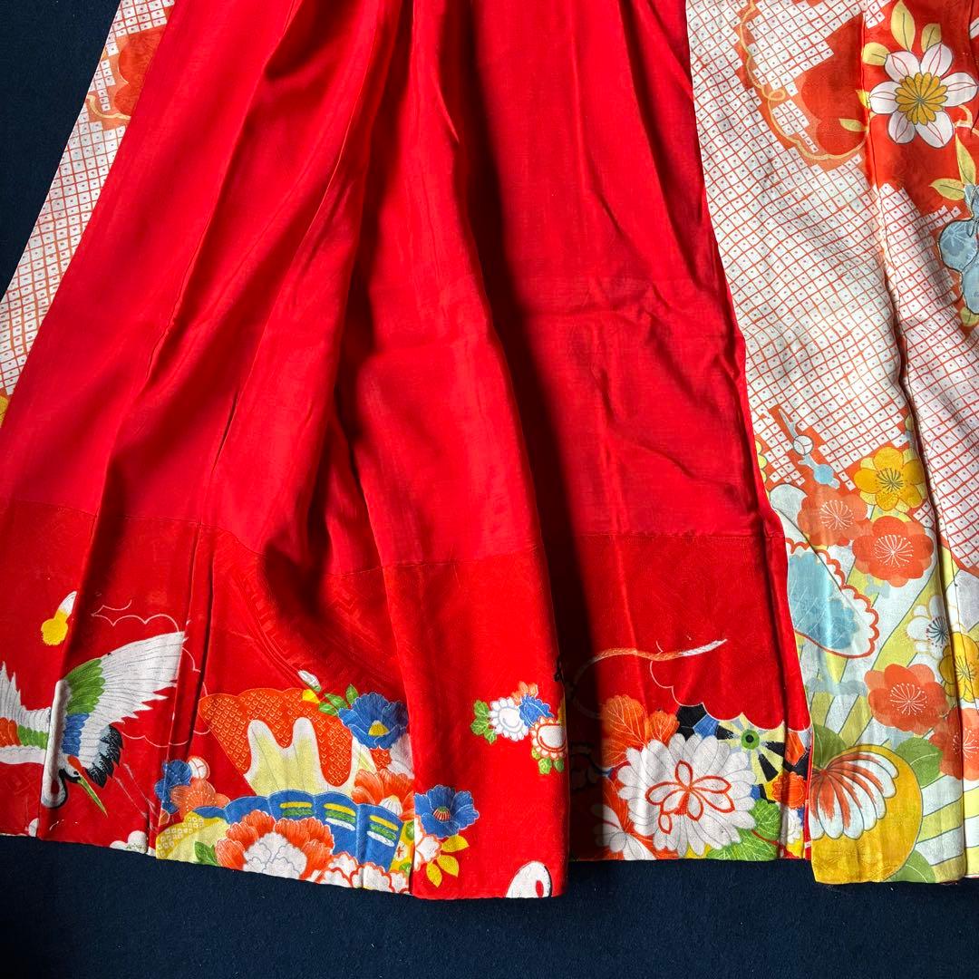 185 錦紗綸子等長襦袢10枚おまとめ売り材料正絹