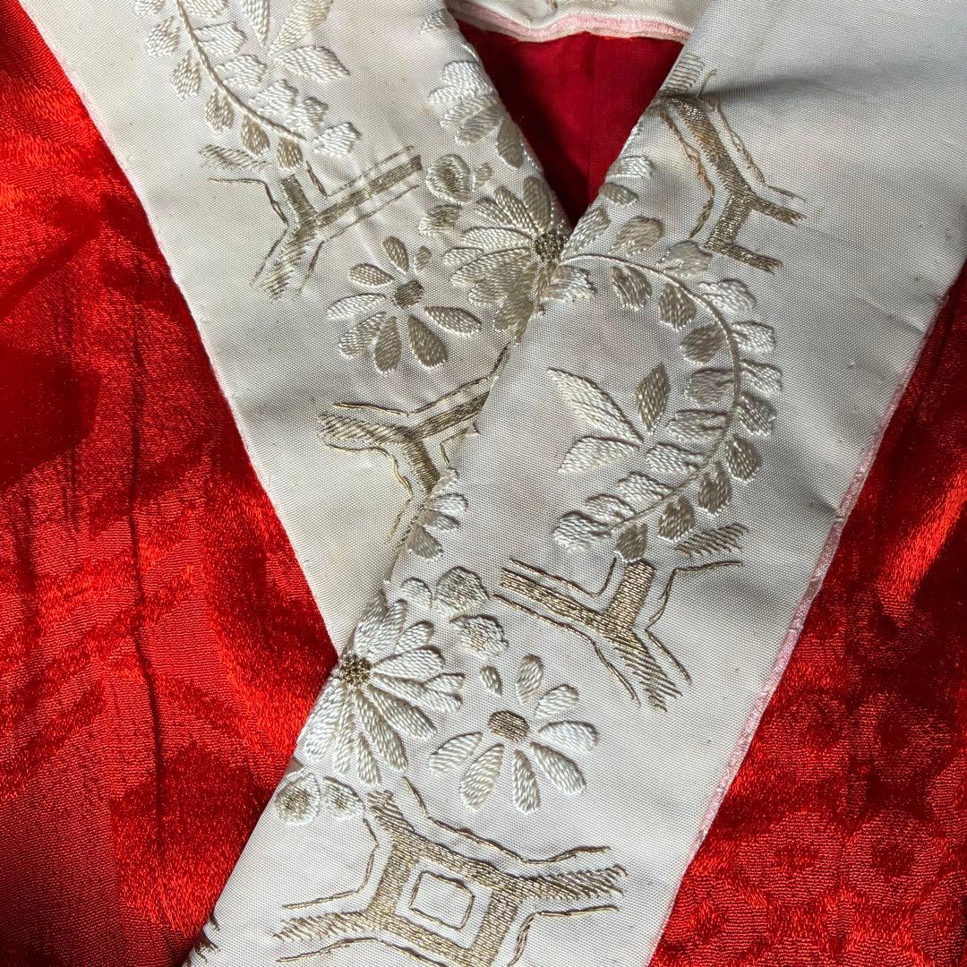 185 錦紗綸子等長襦袢10枚おまとめ売り材料正絹