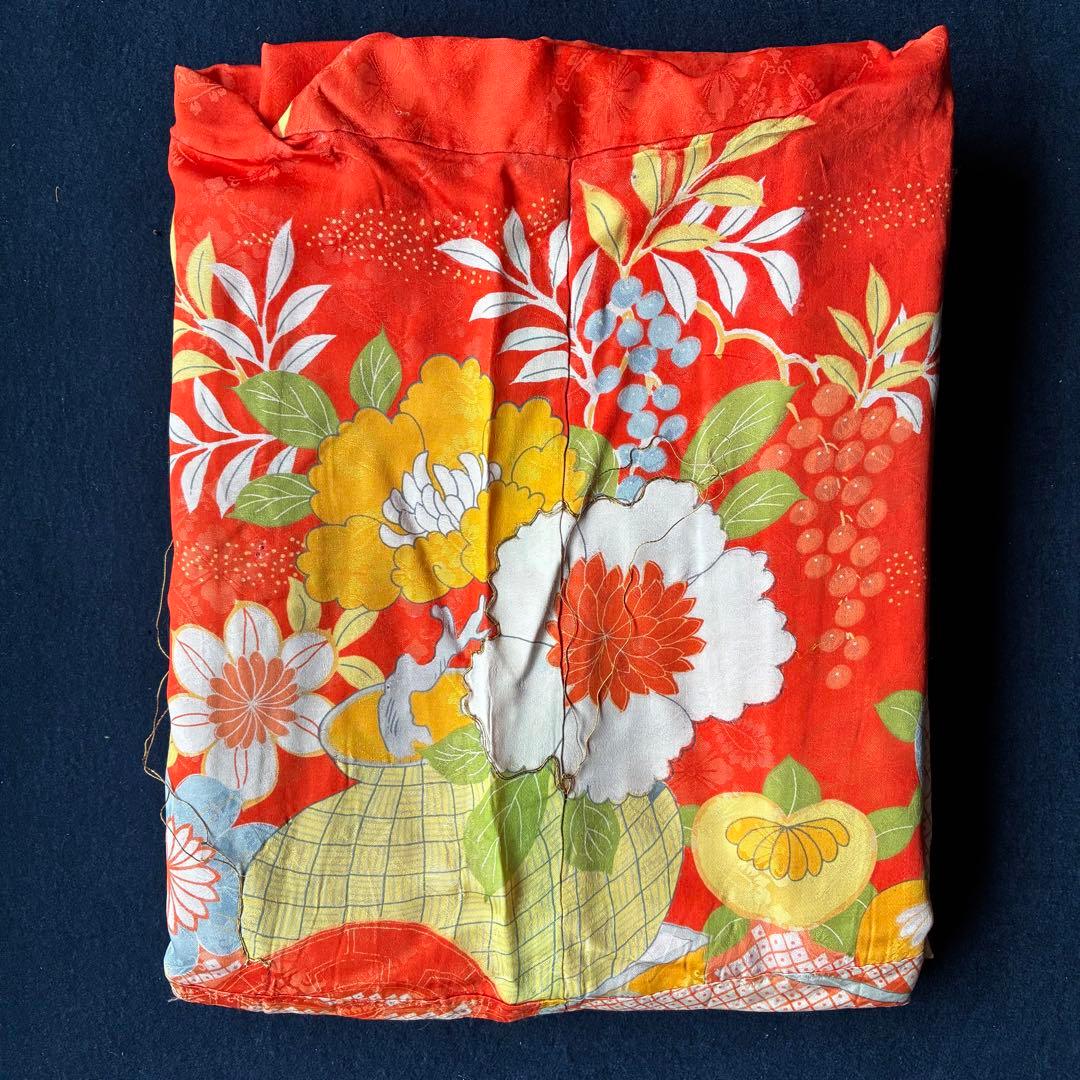 185 錦紗綸子等長襦袢10枚おまとめ売り材料正絹