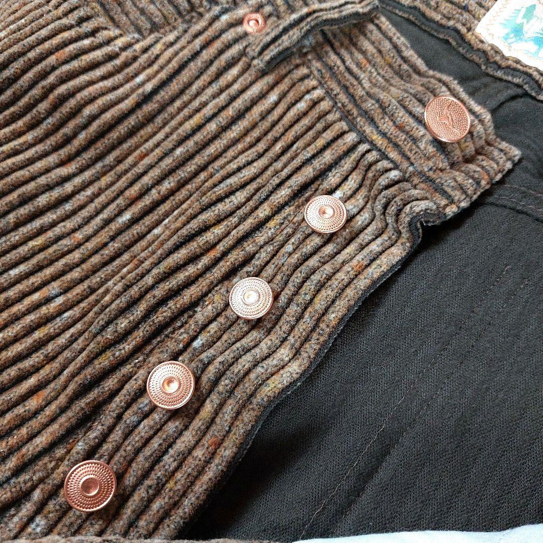 美品 定価5.24万 WYTHE donegal カラーネップコーデュロイパンツ