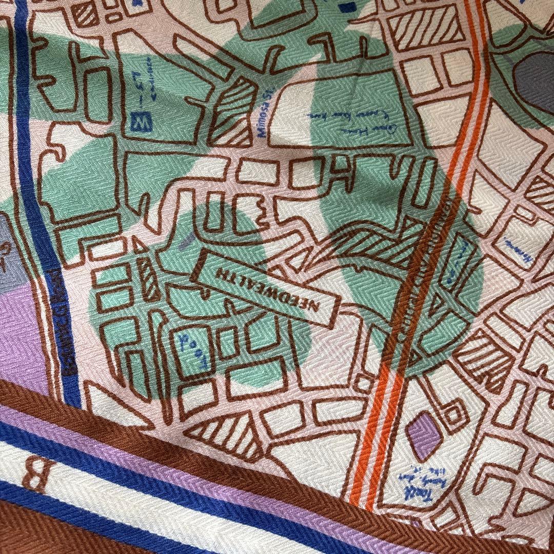 【今季新作】manipuriマニプリ　ウールシルクストール/コラージュサムウェア