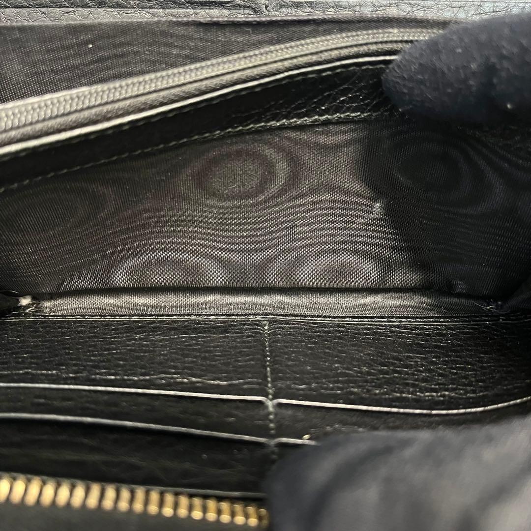 希少✨グッチ 長財布 ラウンド GG ソーホー レザー ロゴ ブラック