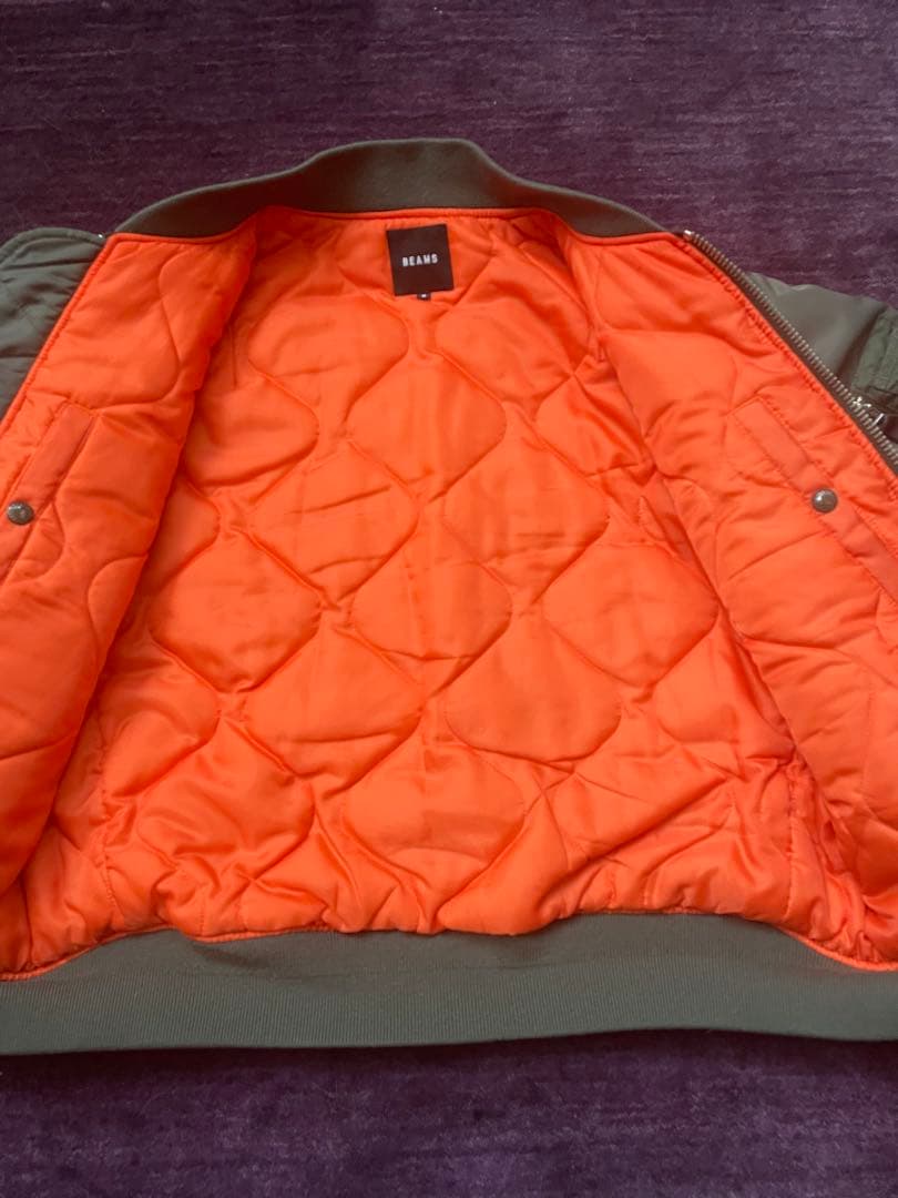 TALONジッパー BEAMS ビームス クレイジーMA-1 ダブルジップ M